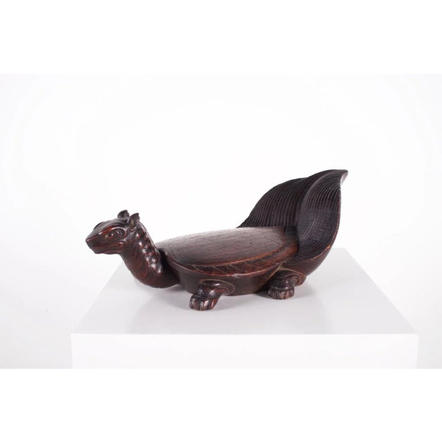 Okimono depicting the longevity turtle known as Minogame or "straw-backed." Minogames are considered lucky creatures...