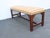 Chippendale Chinese Chippendale Long Upholstered Window Hall End of Bed Bench 6596 For Sale - Image 3 of 10
