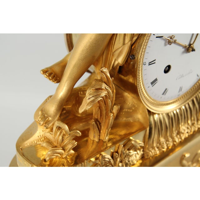 French Mantel Clock Allegory of Love, Paris, 1815 For Sale - Image 11 of 16