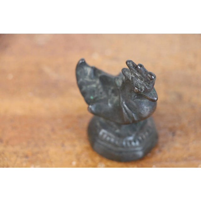 Brown 19th Century Antique Burmese Bronze Opium Weight For Sale - Image 8 of 13