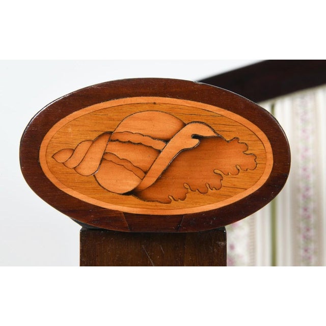 Empire Sofa Late 19th C Finely Upholstered W Inlay For Sale - Image 4 of 9