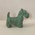 Art Deco Antique Virdigris Patinated Bronze Scottie Dog Sculpture Miniature 2 1/4" Scottish Terrier Scotty. For Sale - Image 3 of 6