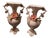 Vintage Capodimonte Vases with Flowers - a Pair For Sale