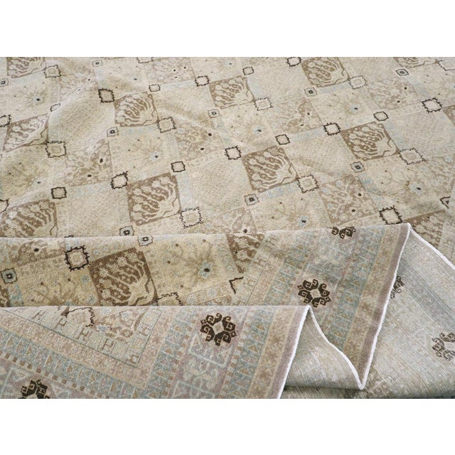 Galerie Shabab Collection Mid-20th Century Handmade Persian Kashan Large Room Size Carpet For Sale - Image 9 of 10