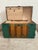 Large Antique Victorian Oak Banded Dome Top Steamer Trunk Chest, Maier For Sale - Image 16 of 16