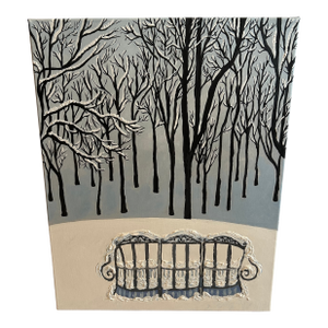 Deep Snow Original Painting on Canvas