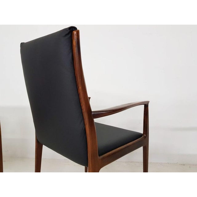 Danish Rosewood Dining Chairs, 1950s, Set of 4 For Sale - Image 4 of 11