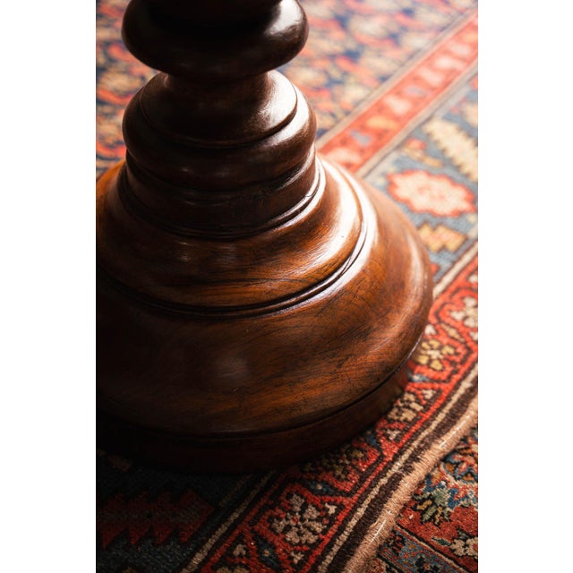 Round Walnut Coffee Table, 1800s For Sale - Image 4 of 6