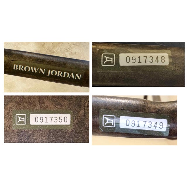 Vintage Signed Brown Jordan "Autumn Guild" Wrought Iron Queen Sleigh Bed For Sale - Image 16 of 16