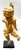 Antique French Giltwood Cherub Putti Sculpture Fragment For Sale - Image 4 of 12