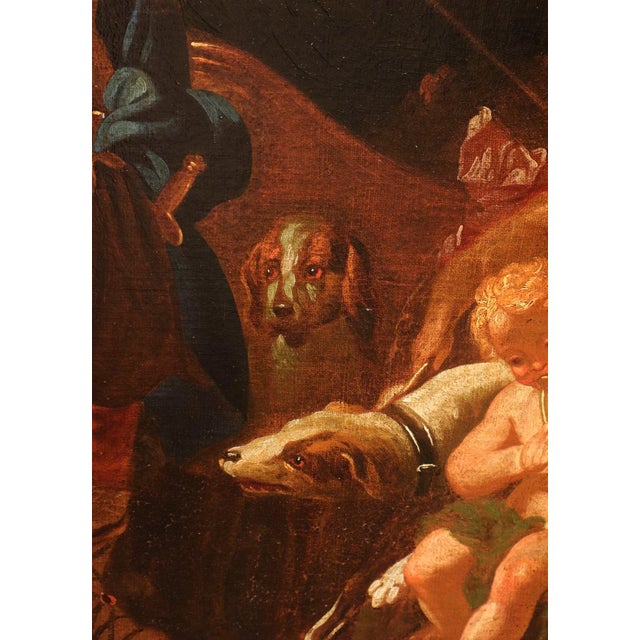 Corrado Giaquinto, Venus and Adonis, 1750, Oil on Canvas, Framed For Sale - Image 7 of 14