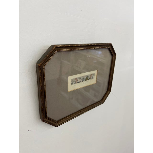 1976 Limited Edition Hand-Signed Etching Print, Numbered 1/75, Framed. For Sale - Image 4 of 8