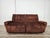 Modular sofa consisting of two fabric-upholstered seats, both with side armrests, made in Italy in the 1970s. Perfect for...