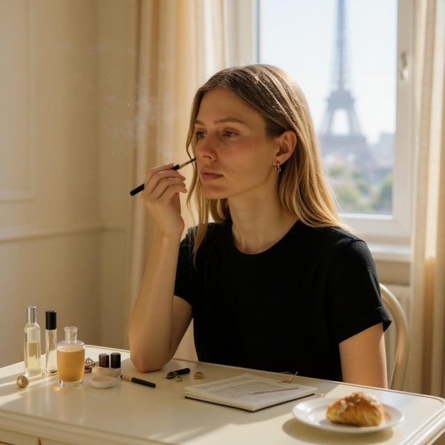 Indulge in timeless elegance with these exquisite Vintage Cartier 18 Karat Yellow Gold Diamond Hoop Earrings. Perfectly...