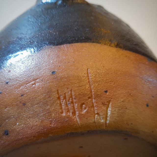 Pyrite Stoneware Pitcher by Yves Mohy, La Borne, France, 1950s For Sale - Image 3 of 18