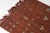 Mid 20th Century Handwoven Brown Tribal Rug With Colorful Motifs For Sale - Image 6 of 10
