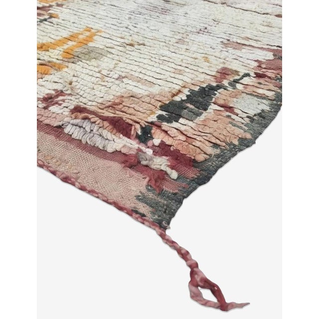 1960s Abstract Moroccan Rug - 8.1 X 5.3 Ft For Sale In Cleveland - Image 6 of 8