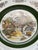 Illustration 1950’s English “Ascot” Scenic Village Gold Edged Plate For Sale - Image 3 of 7