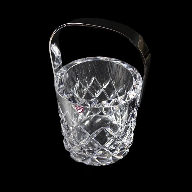 Vintage Ice Bucket by Gunnar Cyrén for Orrefors, 1970 For Sale - Image 5 of 6