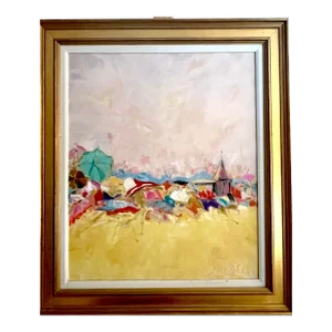 "Pastel Paradise" Original Abstract Acrylic Painting by Sandy Welch