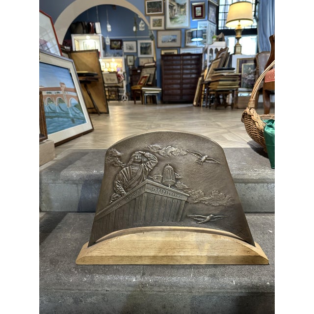 Columbus' Sail Bronze Sculpture by Gino Giannetti For Sale - Image 6 of 9