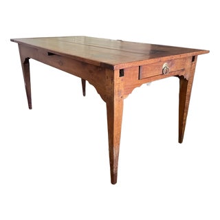 French Extendable Farmhouse Dining Table For Sale