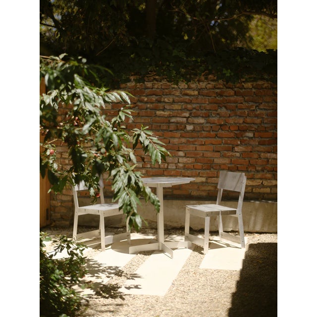 Industrial Sundial Bistro Set For Sale - Image 3 of 11