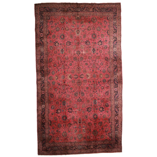 Turkish Hand Knotted Wool Sparta Rug- 12′ × 21′ For Sale