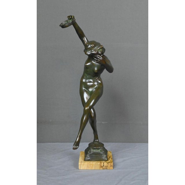 C. Binder, The Dancer with the Tambourine, Early 20th Century, Bronze For Sale - Image 10 of 18