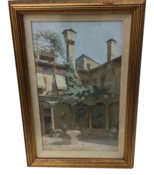 "Courtyard in Florence" by George Scott Ingles