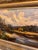Wood Early 20th Century Oil on Canvas "Over the River" For Sale - Image 7 of 10