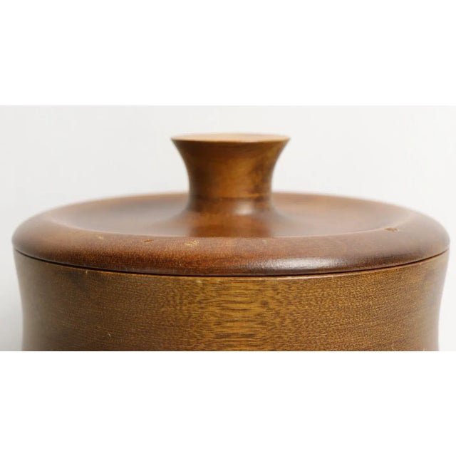 Wood Mid Century Ice Bucket After Dansk For Sale - Image 7 of 8