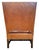 French Dessin Fournir French Leather and Mahogany Wingback Chair For Sale - Image 3 of 10