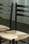Mid-Century Modern Vintage Italian Papercord Black Dining Chairs with Woven Seat, 1950s, Set of 4 For Sale - Image 3 of 14
