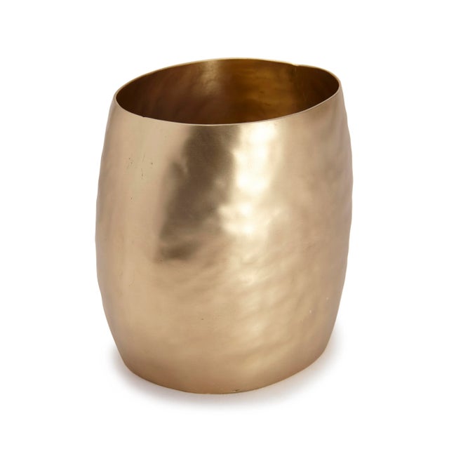 Contemporary Nile Bath Accessories Toothbrush Holder in Brass For Sale - Image 3 of 3