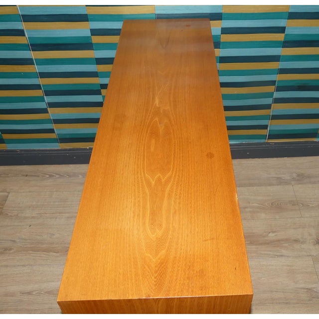 Wood Display Cabinet in Elm and Glass, 1960s For Sale - Image 7 of 16
