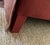 Bench seat sofa, skirted, Parsons style in a quality linen fabric that resembles a “Nantucket-red” color. Beautifully made...