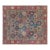 Antique Colorful Botanic Indian Rug For Sale