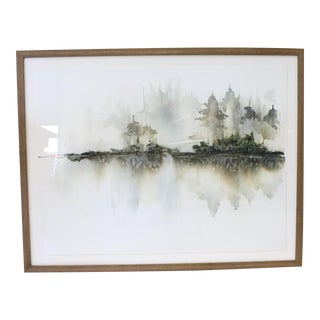 Quietside Pines #1 Framed Print For Sale