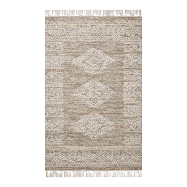 Angela Rose x Loloi Rivers Lilac / Ivory 8'-6" x 11'-6" Area Rug For Sale