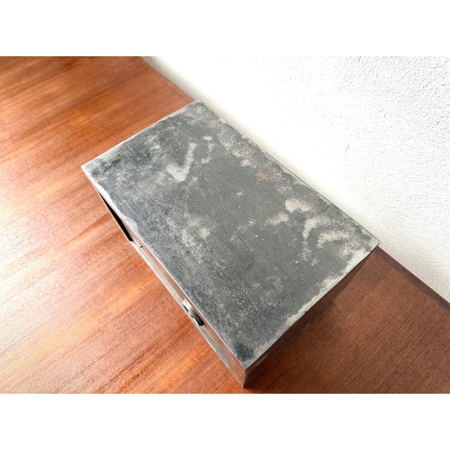 Small Antique Steel Safe, 1900s For Sale - Image 12 of 18