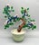 Vintage Chinese Glass Cherry Blossom Bonsai Tree in Celadon Pot For Sale - Image 9 of 10