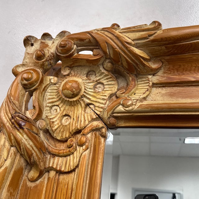 Neoclassical Empire Style Wall Mirror For Sale - Image 10 of 11