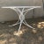 Metal 1950s Metal Faux Bamboo Glass Patio Dining Table For Sale - Image 7 of 9