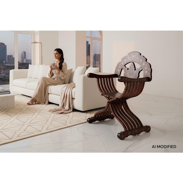 Vintage Savonarola Cedar Chair, 1950s For Sale - Image 9 of 18