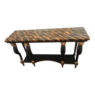 John Richards Lion Head Console Table For Sale