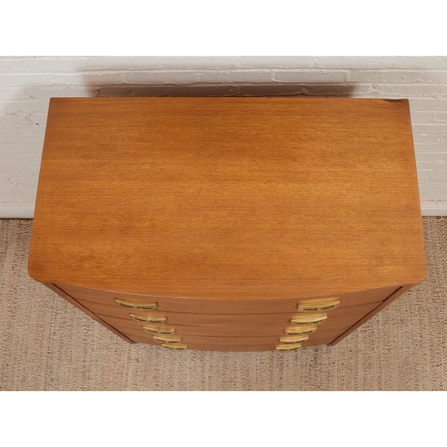 Vintage Highboy Mahogany Dresser For Sale - Image 9 of 12