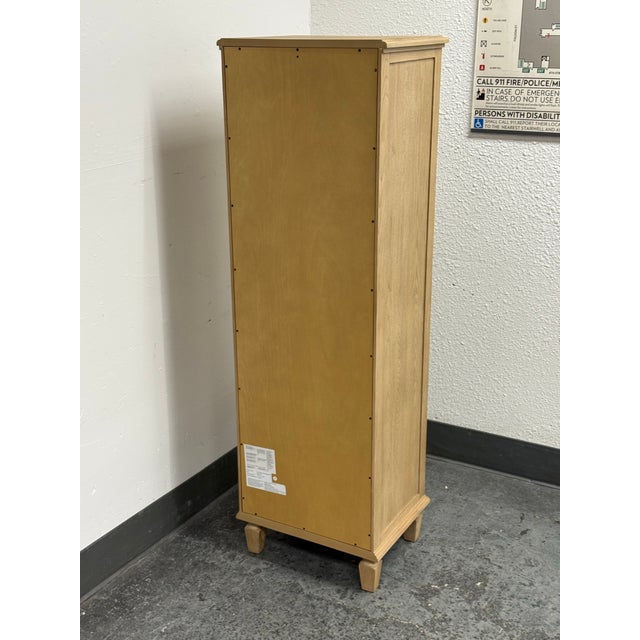 Brown Pottery Barn Sausalito Storage Cabinet For Sale - Image 8 of 12