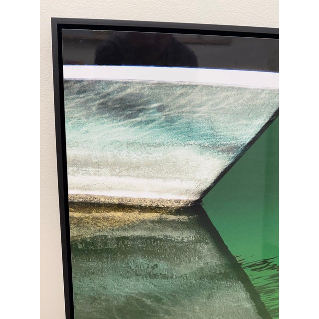 Early 21st Century 21st Century, Untitled, Abstract, Framed Photograph on Acm of Boat Reflection in Water, Artist Geoffrey Baris For Sale - Image 5 of 9