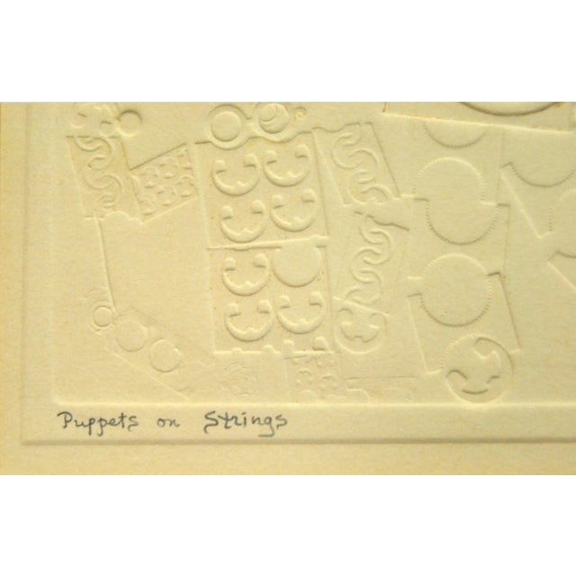 Metal Feigen Mixed Media Superb Multi-Dimensional Wall Art Titled Puppets on Strings For Sale - Image 7 of 13